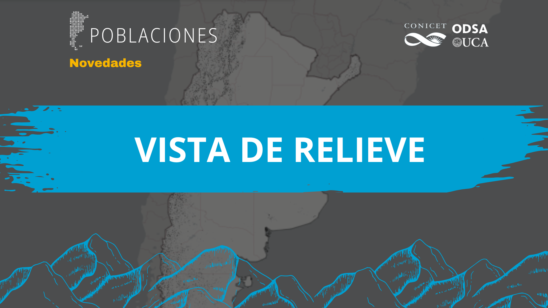 Incorporación de relieve en el mapa